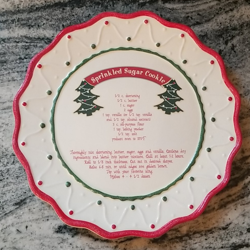 Decorative Christmas Plate